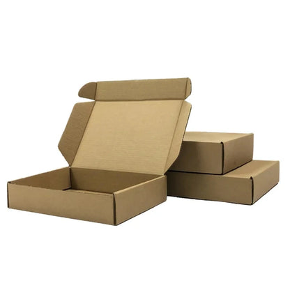 20pcs 13x8x4cm Kraft Shipping Box for Small Business Mailing Wrap Packaging Wedding Party Supplies Soap Candy Gift Packing Box