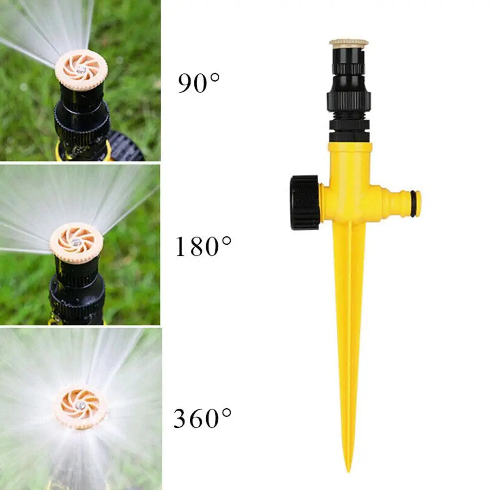 Garden Sprinkler 360° Rotation Irrigation Watering System Automatic Agriculture Lawn Farm Greenhouse Plant Watering Sprinkler